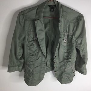 White House Black Market Military Style Blazer